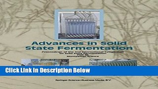 Books Advances in Solid State Fermentation Free Download