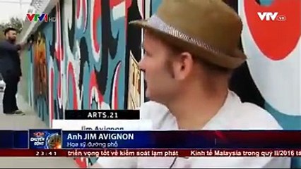 Hội họa đường phố dưới bàn tay của những tâm hồn tự do.