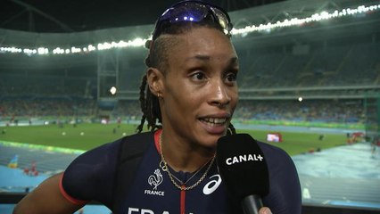 Jeux Olympiques 2016 - 400 mètres haies femmes - Interview de Phara Anacharsis