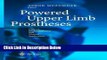Books Powered Upper Limb Prostheses: Control, Implementation and Clinical Application Full Online