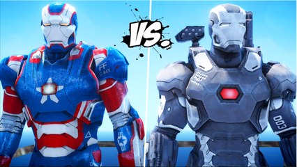 IRON MAN VS IRON MAN - Iron Patriot vs War Machine | Death Fight