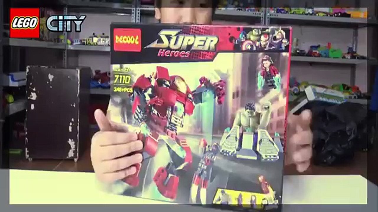 assembly toy the Ironman and Hulk