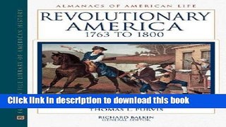 [PDF] Revolutionary America, 1763 to 1800 Full Online