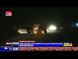 Download Video: Debu Vulkanik Tebal Tutup Jalan Penghubung Malang-Kediri