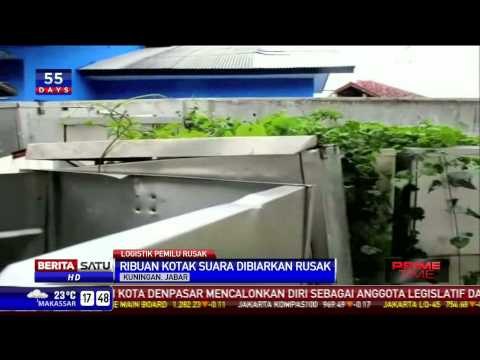 Logistik Kelengkapan Pemilu di Mojokerto dan Kuningan Rusak