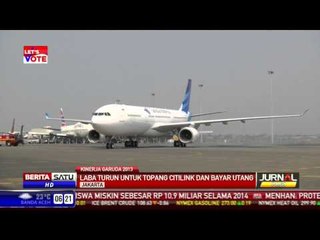 Laba PT Garuda Anjlok 10 Kali Lipat