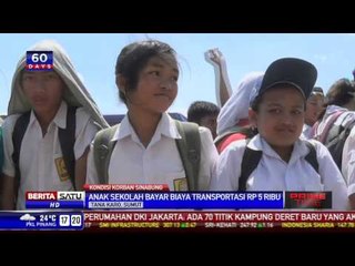 Para Pelajar di Pengungsian Sinabung Butuh Transportasi Gratis