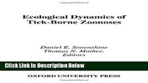 Books Ecological Dynamics of Tick-Borne Zoonoses Free Online