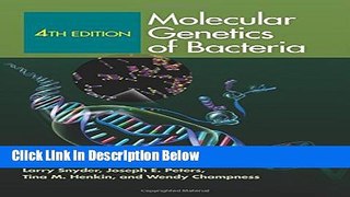 Books Molecular Genetics of Bacteria, 4th Edition Full Online