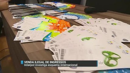 Interpol investiga esquema de venda ilegal de ingressos