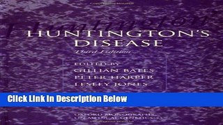 Books Huntington s Disease (Oxford Monographs on Medical Genetics) Free Online
