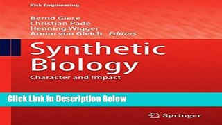 Ebook Synthetic Biology: Character and Impact (Risk Engineering) Full Online