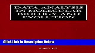 Ebook Data Analysis in Molecular Biology and Evolution Full Online