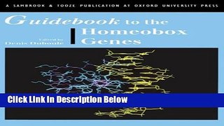 Ebook Guidebook to the Homeobox Genes Full Online