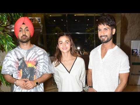 Udta Punjab Special Screening | Shahid Kapoor, Alia Bhatt, Daljit Dosanjh