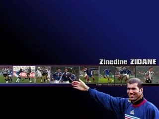 Dahan et Zinédine Zidane