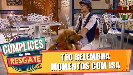 Téo relembra momentos com Isa
