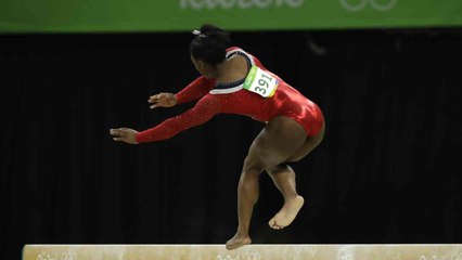AP: No Golden Sweep for Simone Biles