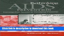 [Popular] Rethinking AIDS Prevention: Learning from Successes in Developing Countries Kindle