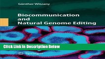 Ebook Biocommunication and Natural Genome Editing Full Online