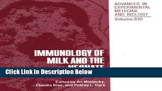 Books Immunology of Milk and the Neonate (Advances in Experimental Medicine and Biology) (Volume