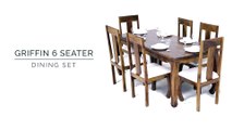 Dining Set - Buy Griffin 6 seater dining set Online