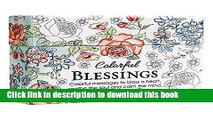 [Download] Coloring Cards Colorful Blessings Kindle Online
