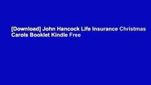 [Download] John Hancock Life Insurance Christmas Carols Booklet Kindle Free