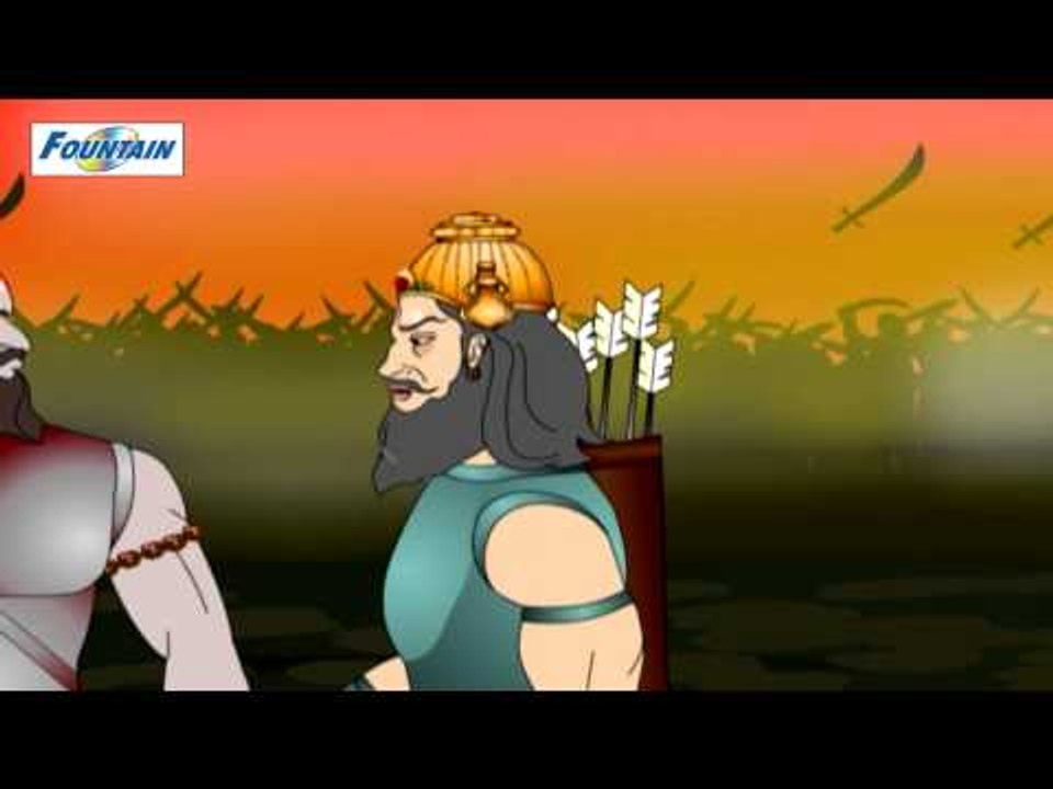 Mahabharat - Abhimanyu Caught In Chakravyuha - Telugu