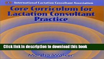 [PDF] Core Curriculum for Lactation Consultant Practice E-Book Online