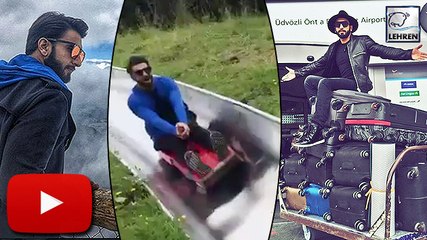 Ranveer Singh's ADVENTUROUS TOBOGGAN RIDE In Switzerland