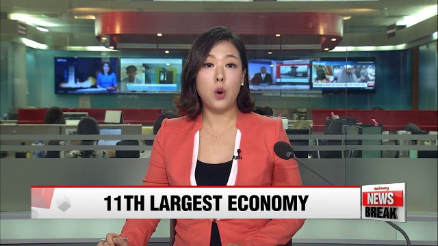 Korea climbs back up to world's 11th largest economy in 2015: World Bank data
