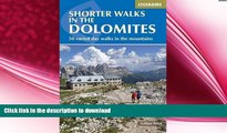 READ  Shorter Walks in the Dolomites (Cicerone Guide) FULL ONLINE