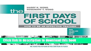 [Download] The First Days of School Kindle Free