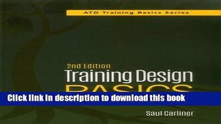 [Download] Training Design Basics Paperback Collection