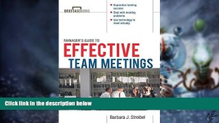 Big Deals  The Manager s Guide to Effective Meetings  Free Full Read Best Seller