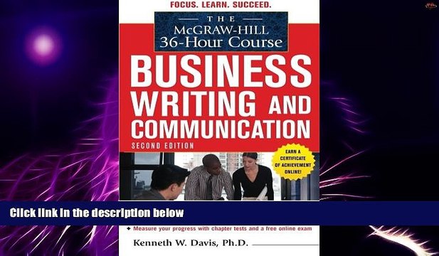 Big Deals The Mcgraw Hill 36 Hour Course In Business Writing And Communication Second Edition Video Dailymotion