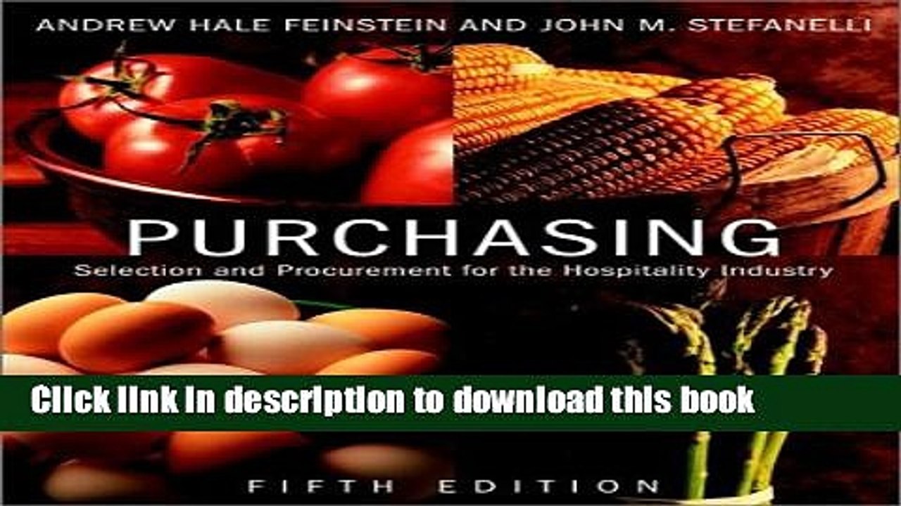 [Download] Purchasing: Selection and Procurement for the Hospitality Industry Kindle Collection