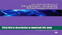 [Download] The SAGE Handbook of Strategic Supply Management Hardcover Online