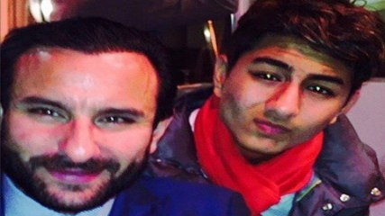 Saif Ali Khan's Son Ibrahim Celebrates His Dad's 45th Birthday
