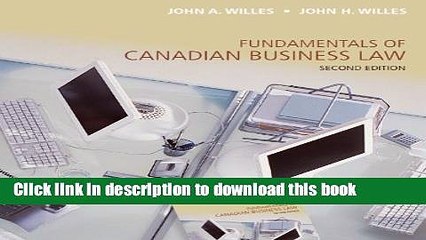 [Download] Fundamentals of Canadian Business Law, Second Edition Kindle Free