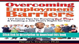 [Popular Books] Overcoming Barriers to Employment: A Step by Step Guide to Career Success Free