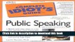 [Download] The Complete Idiot s Guide to Public Speaking, 2E Hardcover Free