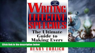 Big Deals  Writing Effective Speeches  Best Seller Books Best Seller