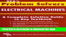 [Popular Books] Electrical Machines Problem Solver (Problem Solvers Solution Guides) Free Online