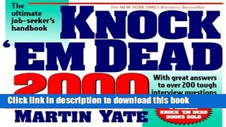 [Popular Books] Knock  Em Dead 2000 (Knock  em Dead) Free Online