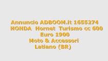 HONDA  Hornet  Turismo cc 600