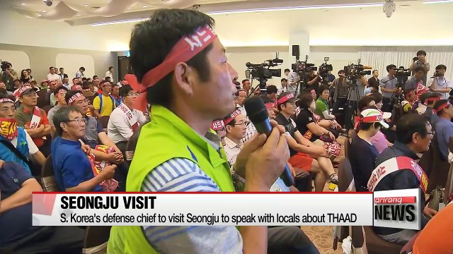 S. Korea's defense chief to visit Seongju to speak with locals about THAAD