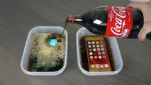 Samsung Galaxy S7 Edge vs. iPhone 6S Plus Coca-Cola Freeze Test 9 Hours! Will It Survive