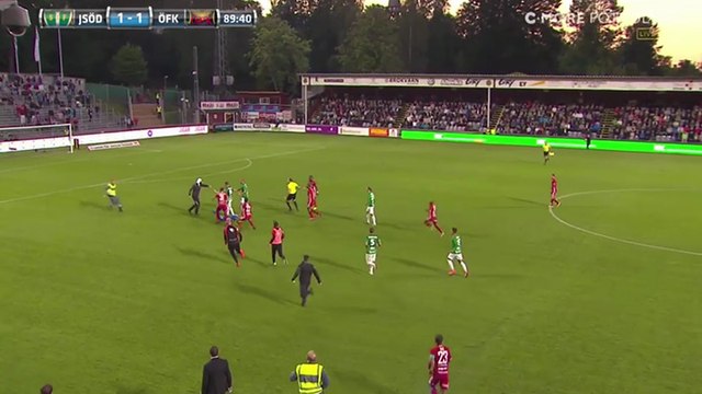 En Suède, un hooligan attaque un gardien de but